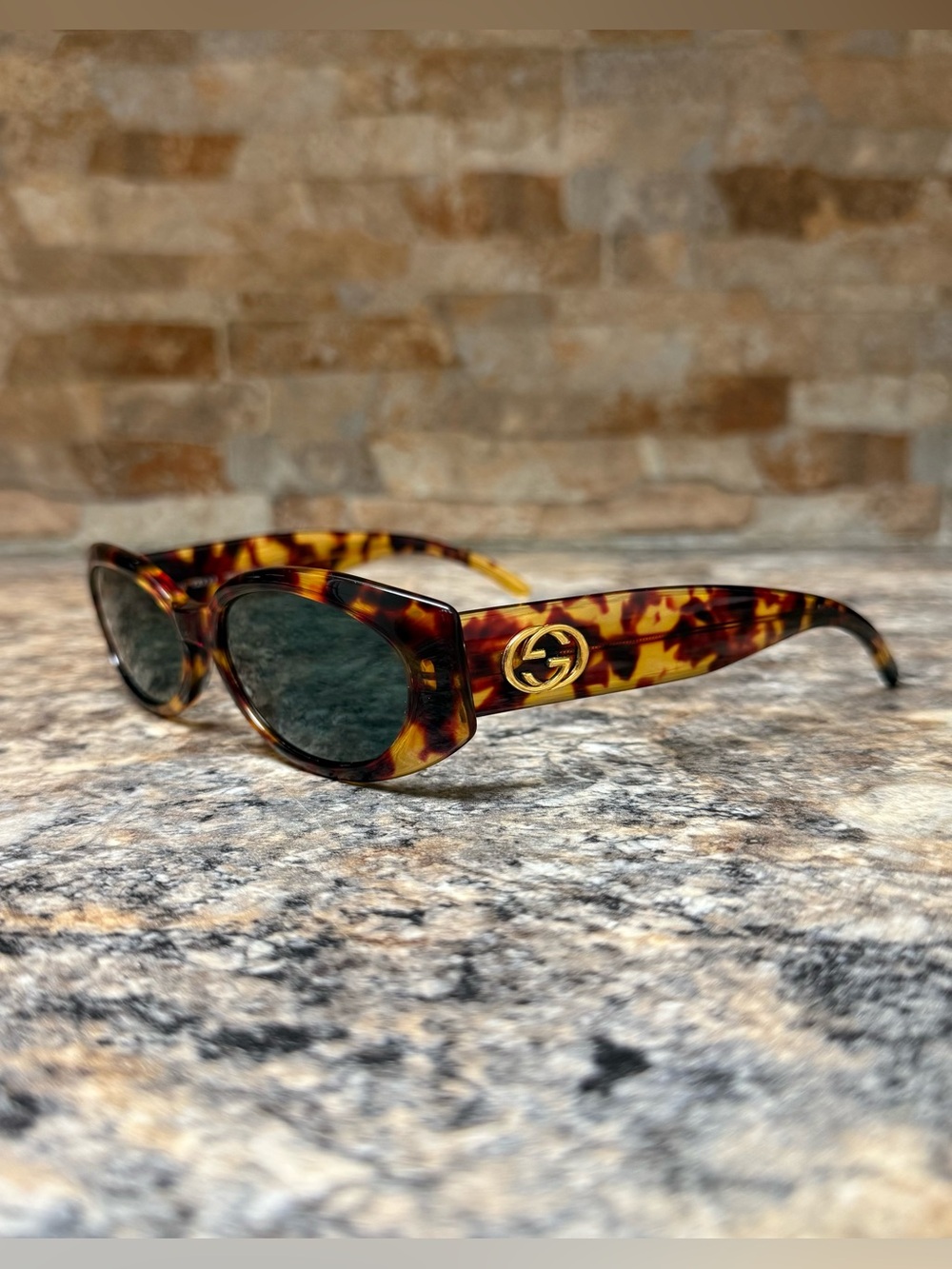 Rare Authentic Gucci GG 2196/S 02Y Tortoise Sunglasses Frames Made In Italy